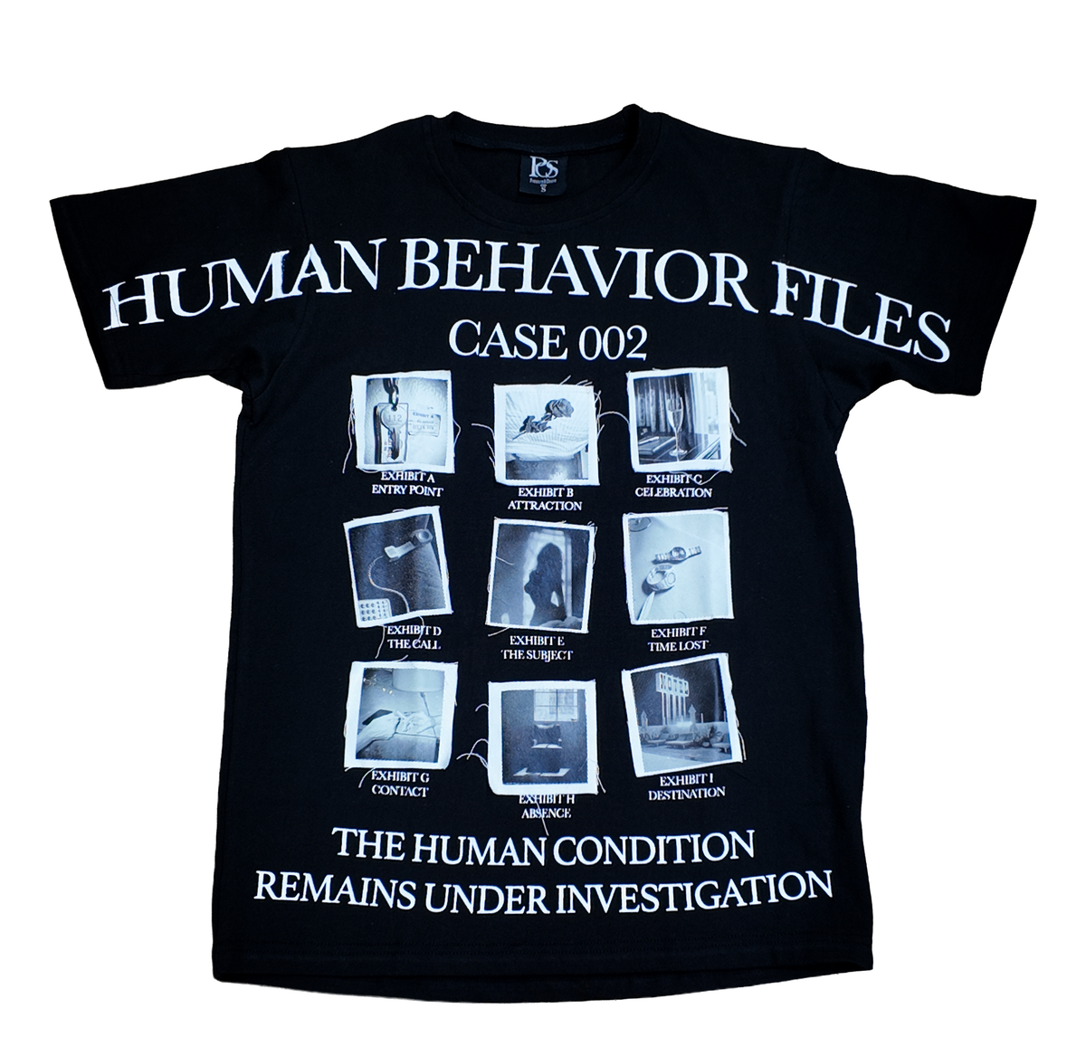 Human Behavior Files — Case 002 Tee | Black