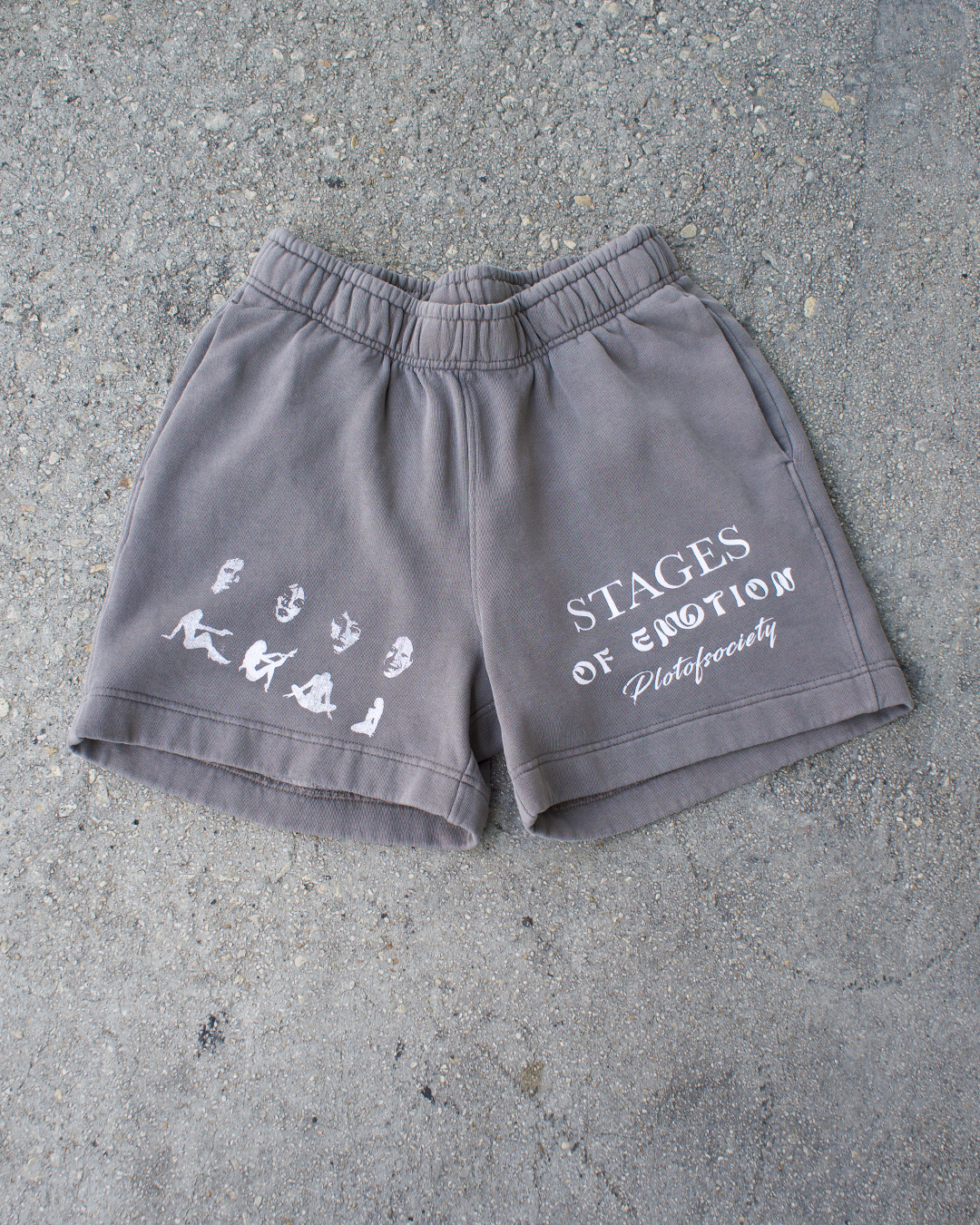 Stages Of Emotion Shorts (Grey)