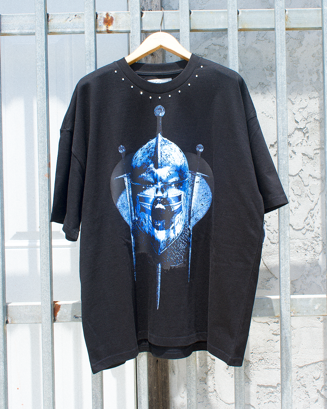 Fear My Name Rhinestone Oversized Tee
