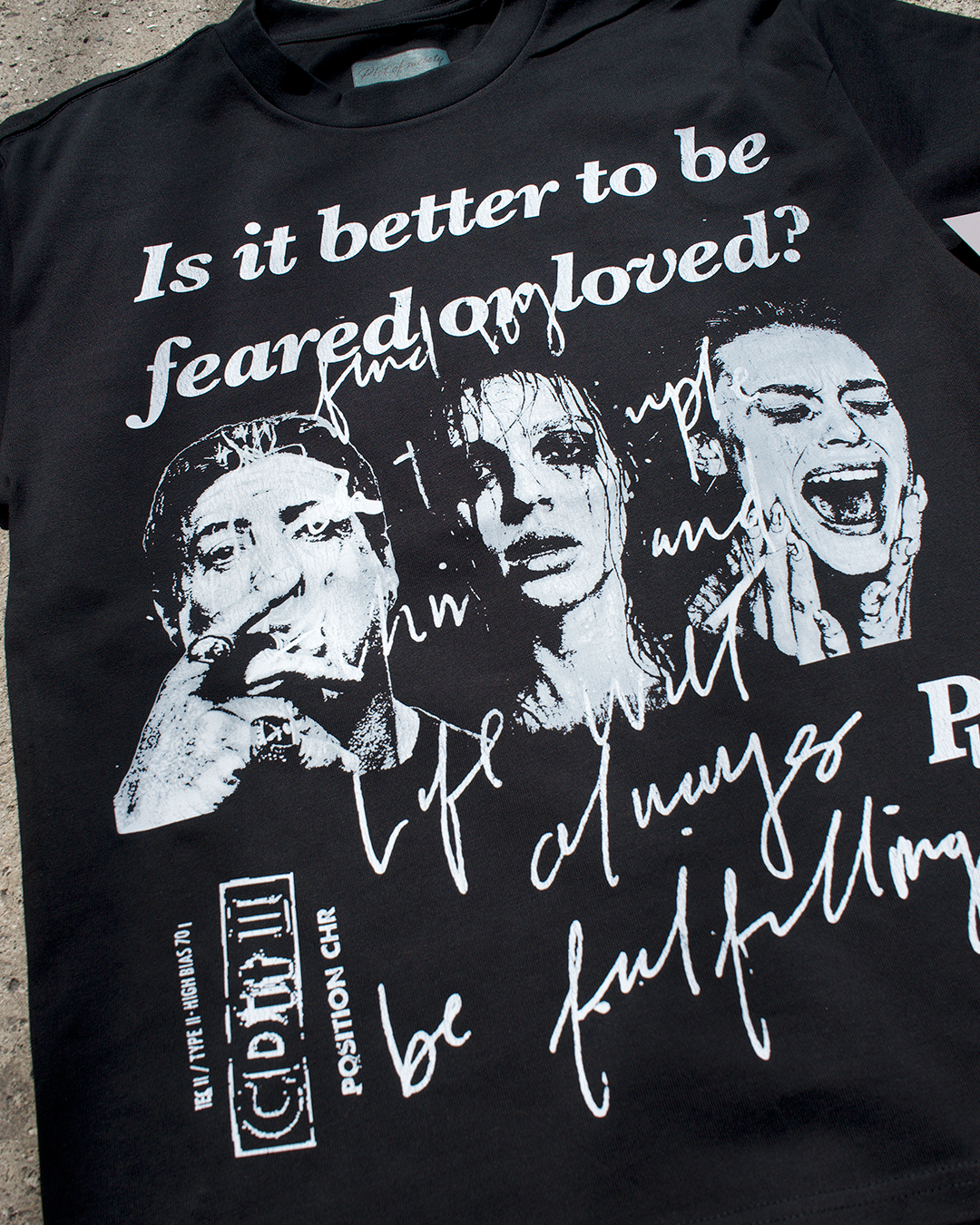 Is It Better To Be Feared Or Loved Oversized Tee