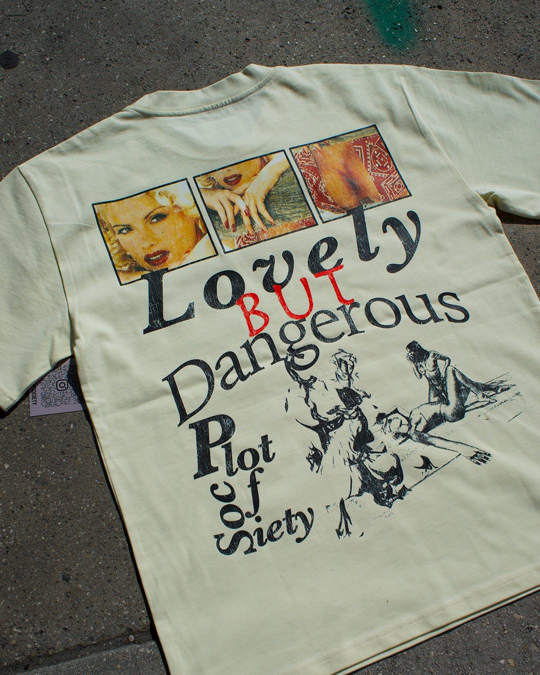 Lovely But Dangerous Oversized Tee