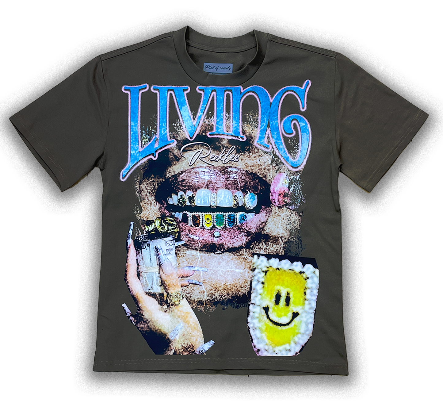 Living Reckless Tee (Brown)