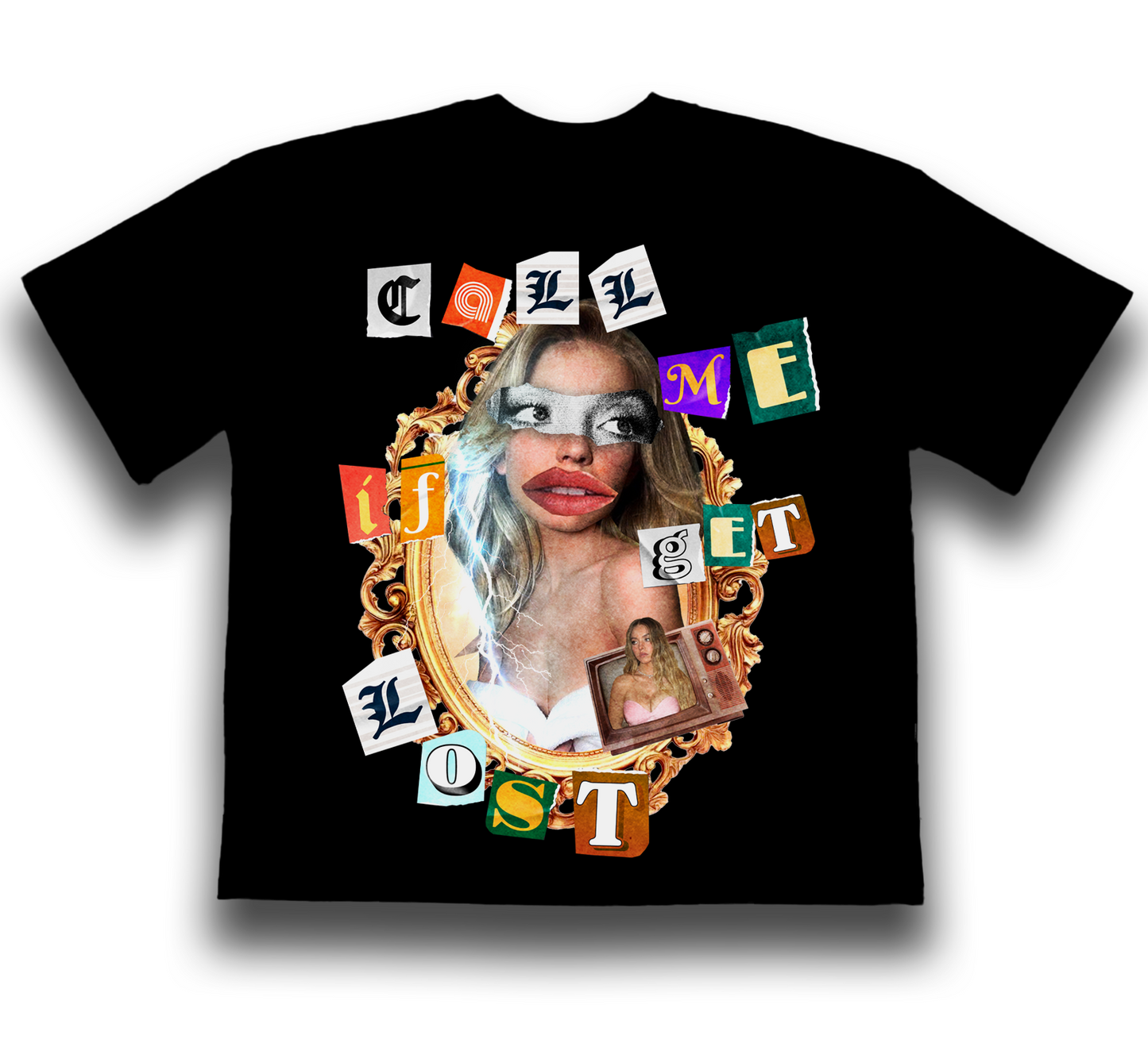 Call Me IF You Get Lost Oversized Tee