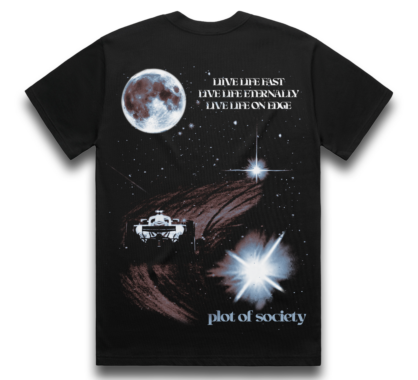 Life On Edge Oversized Tee