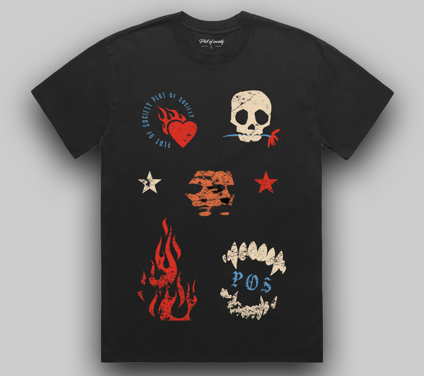 Vibes In Chaos Oversized Tee