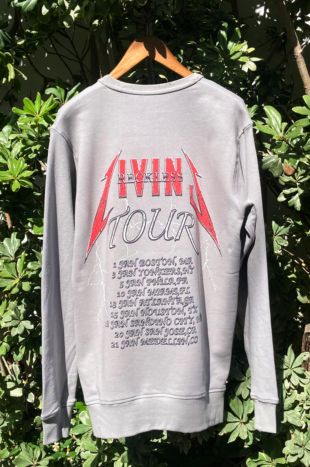 Living Reckless Crew (Grey)