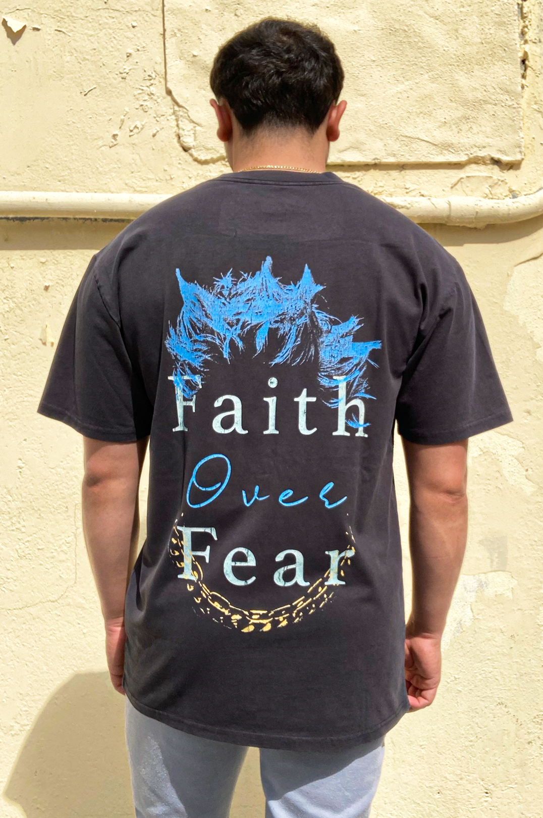 Faith Over Fear Oversized Tee
