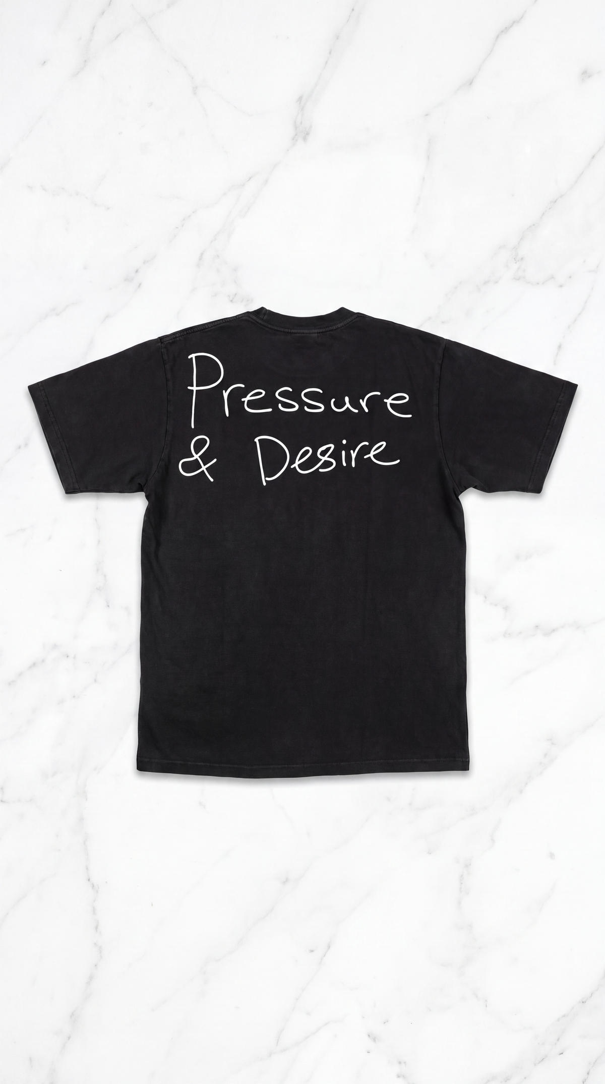 PlotOfSociety Pressure & Desire Rhinestone Tee