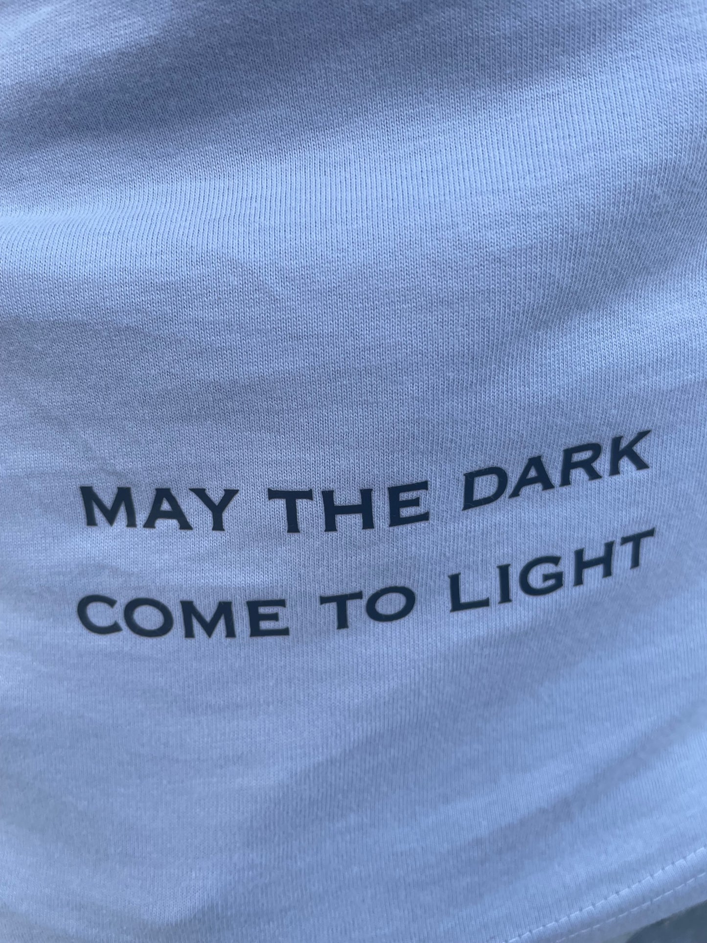 May The Dark Come To Light Tee (Powder)