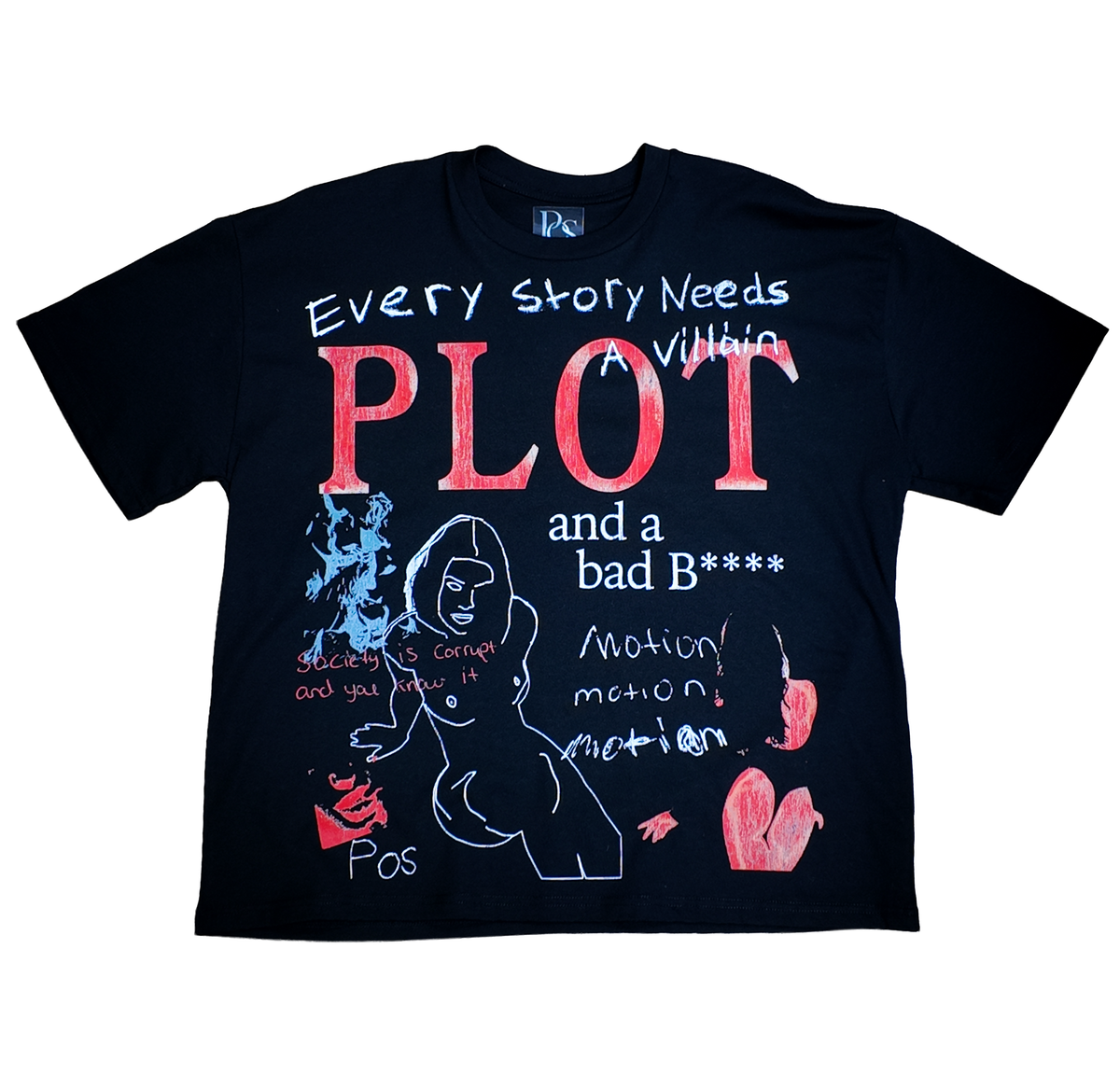 Every Story Needs a Villain Tee | Black