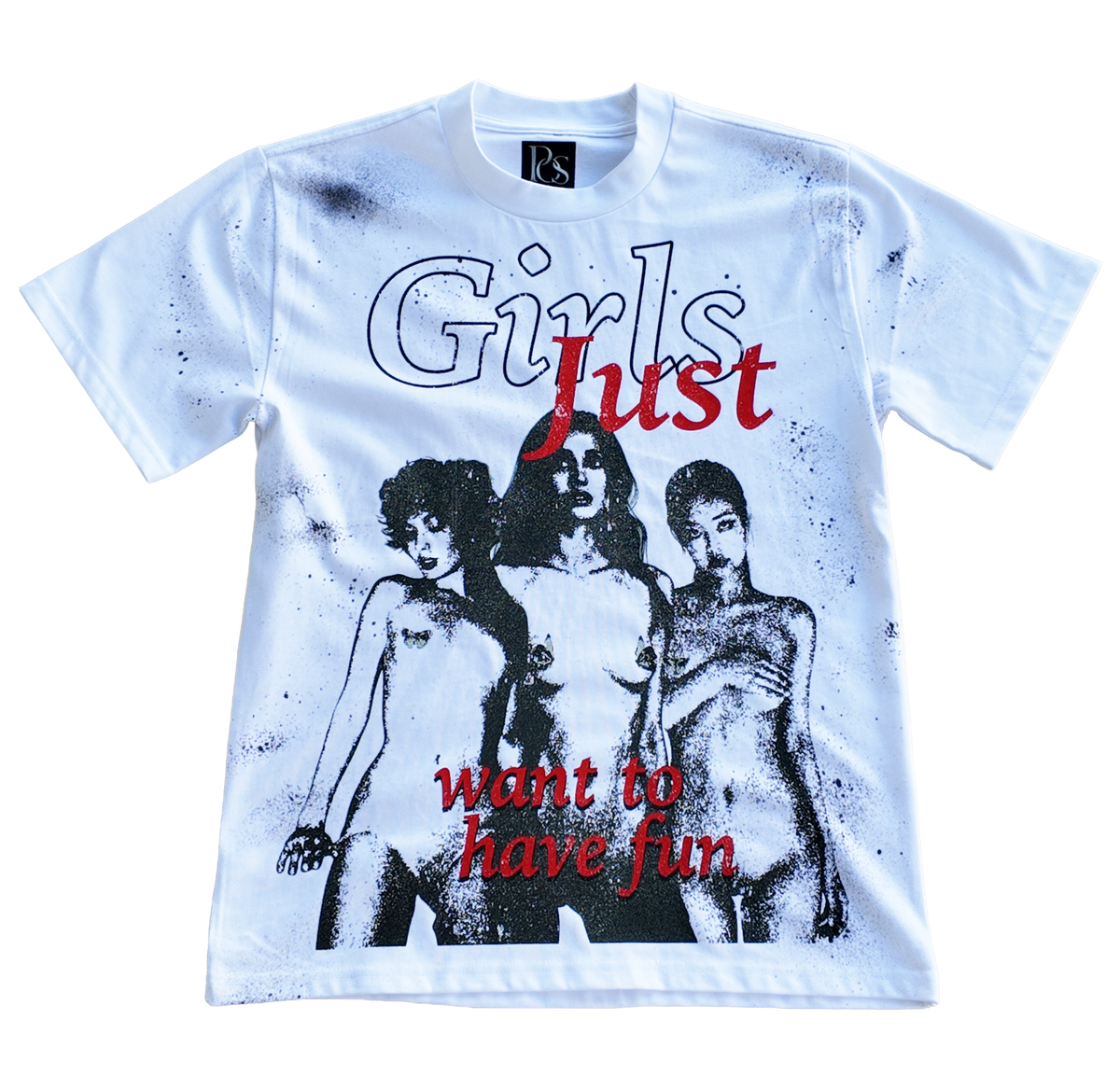 Girls Just Want To Have Fun Tee | White