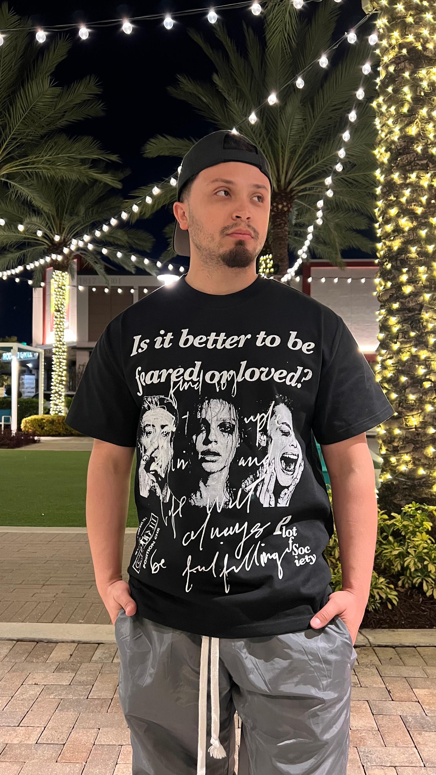 Is It Better To Be Feared Or Loved Oversized Tee