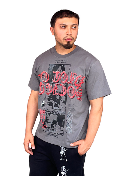Perception In Sight Tee (Grey)  - Oversized