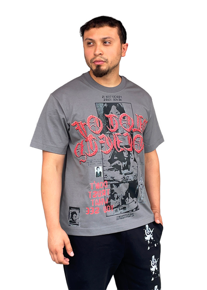 Perception In Sight Tee (Grey)  - Oversized