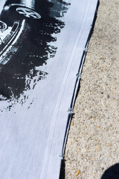 Inception of the Past Graphic Tee – Washed Powder Blue