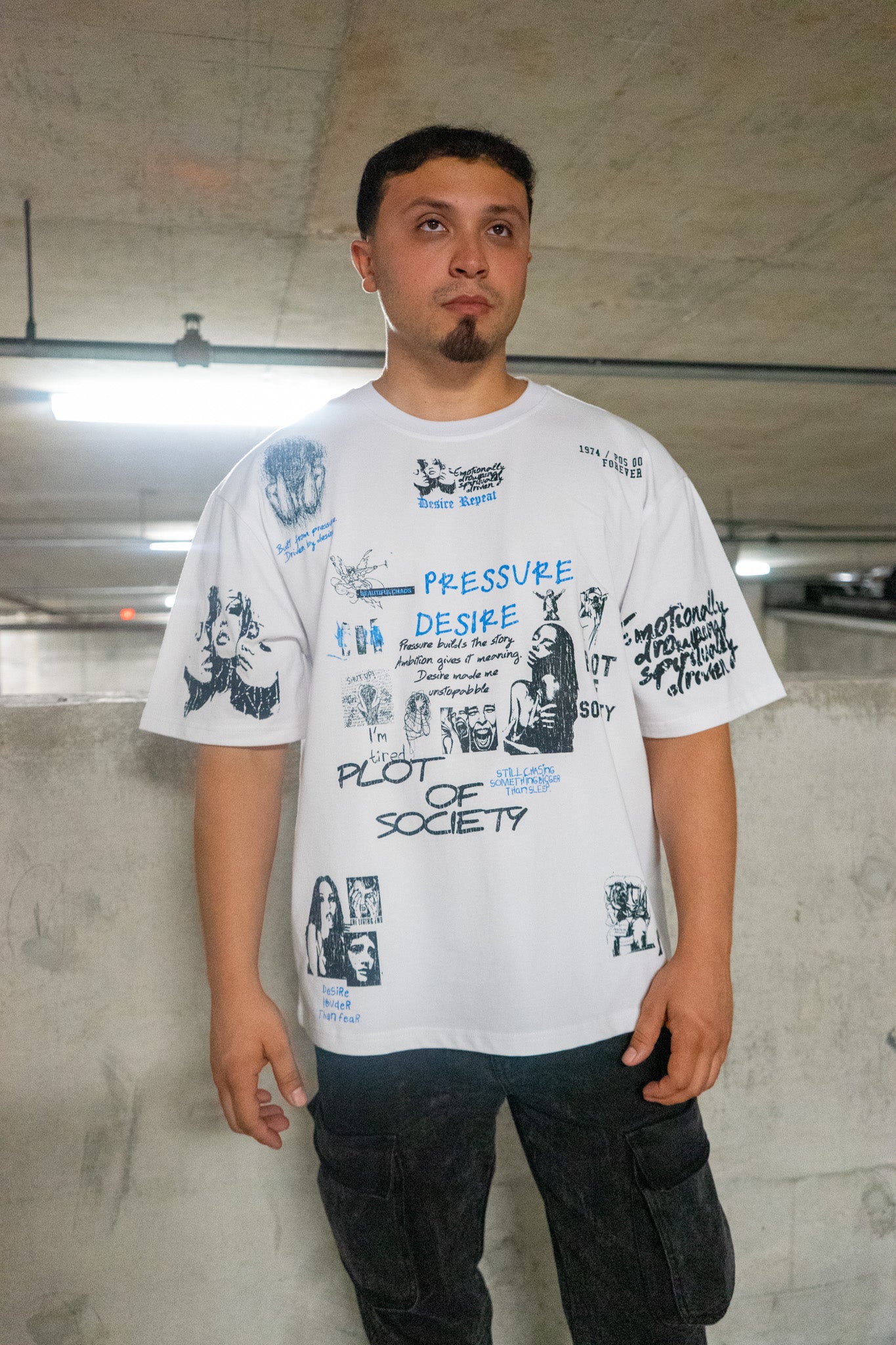 Pressure & Desire Tee – White