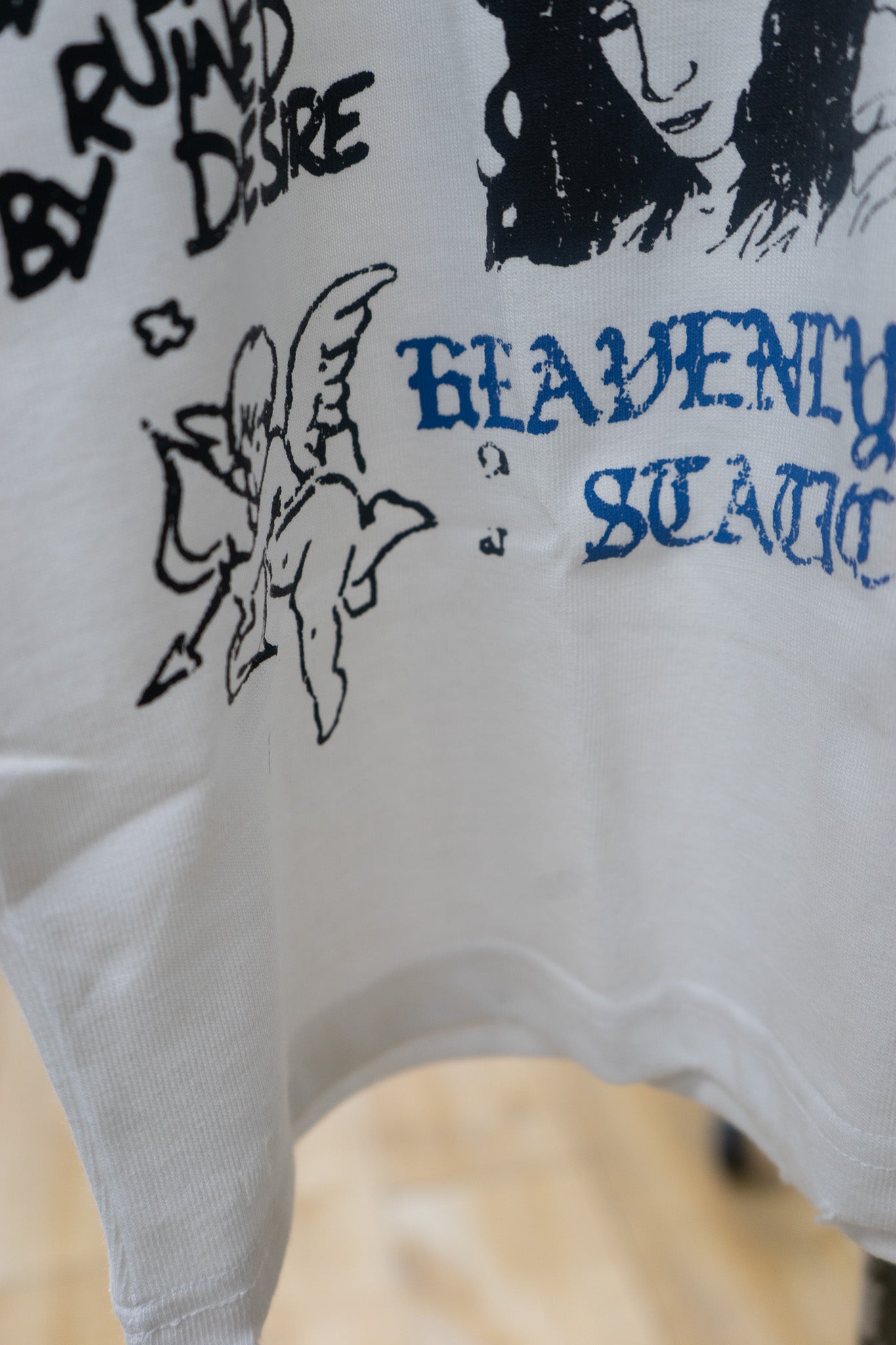 Art Dept. Chaos Tee (White) - Heavyweight Oversized