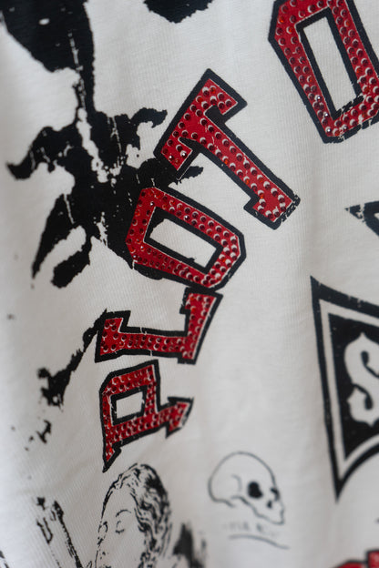Art Dept. Chaos Tee (White) - Heavyweight Oversized