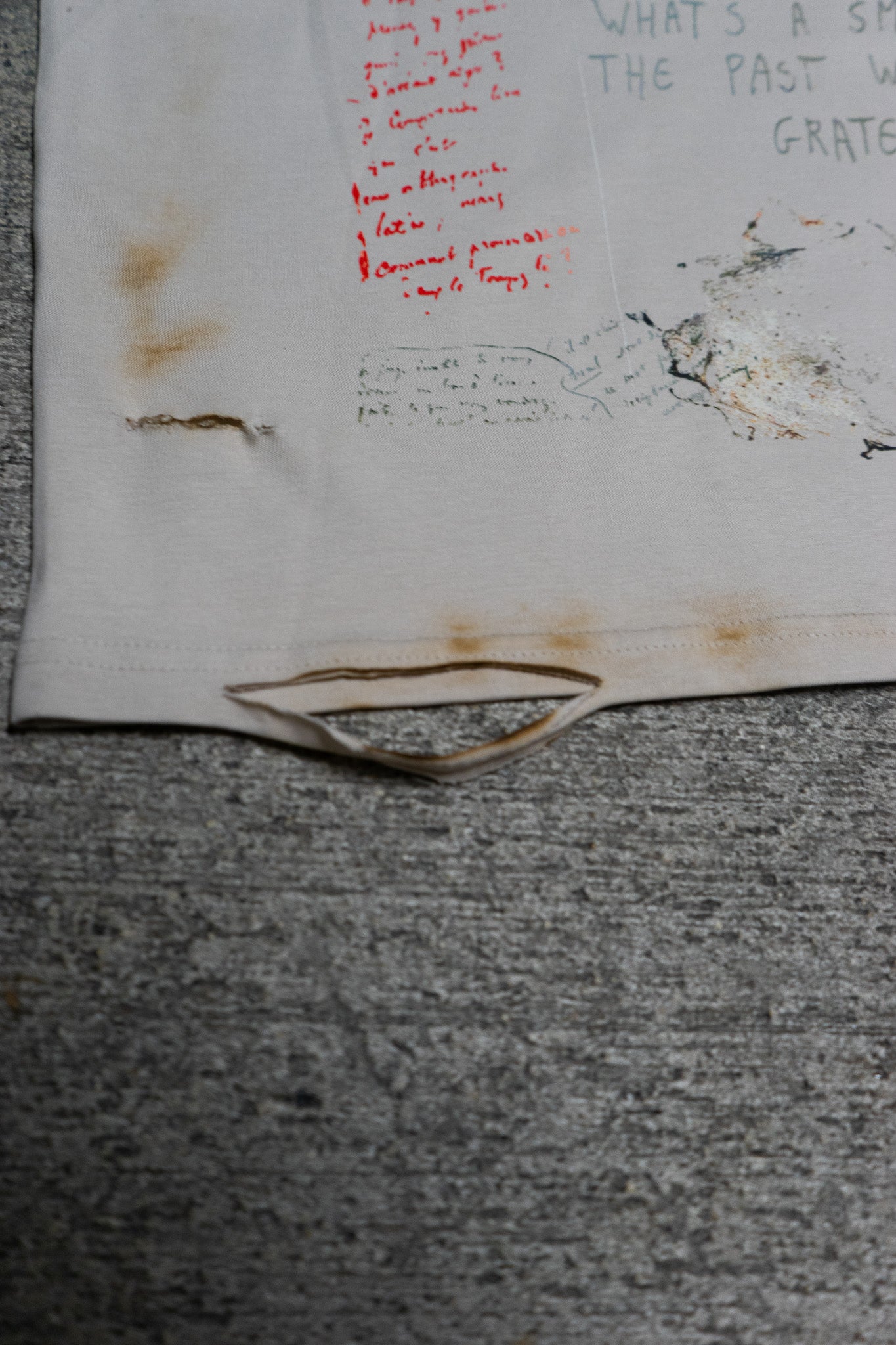 PlotOfSociety Small Moments Distressed Tee