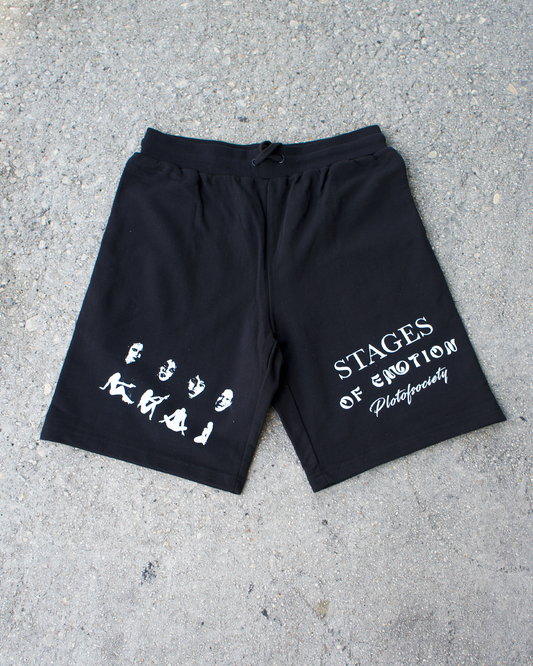 Stages Of Emotion Shorts (Black)