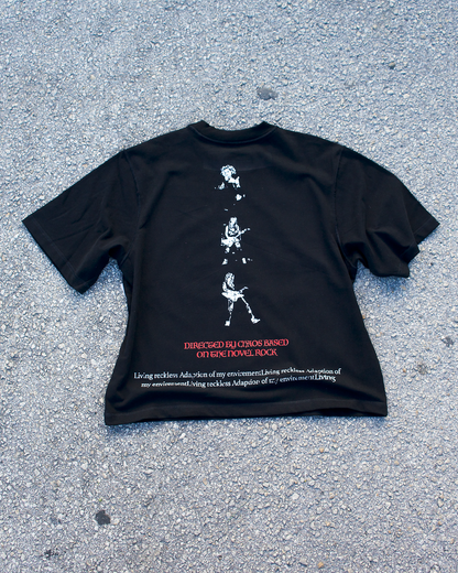 Plotofsociety Based On The Novel Rock Oversized Crop Tee