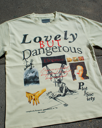 Lovely But Dangerous Oversized Tee