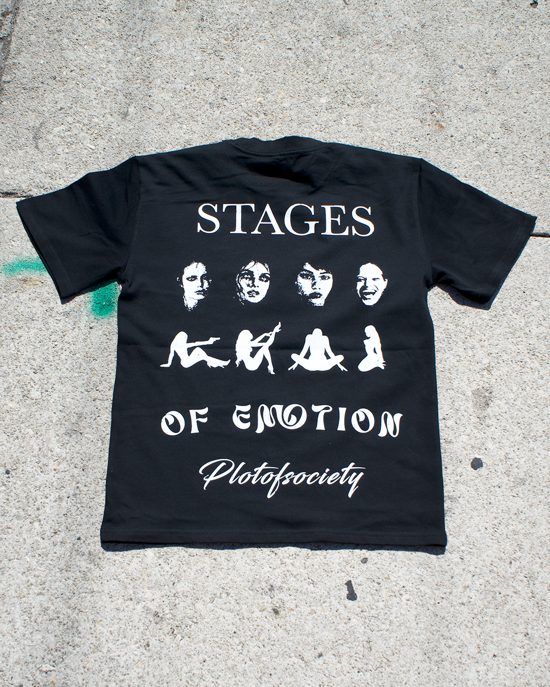 Stages Of Emotion Oversized Tee