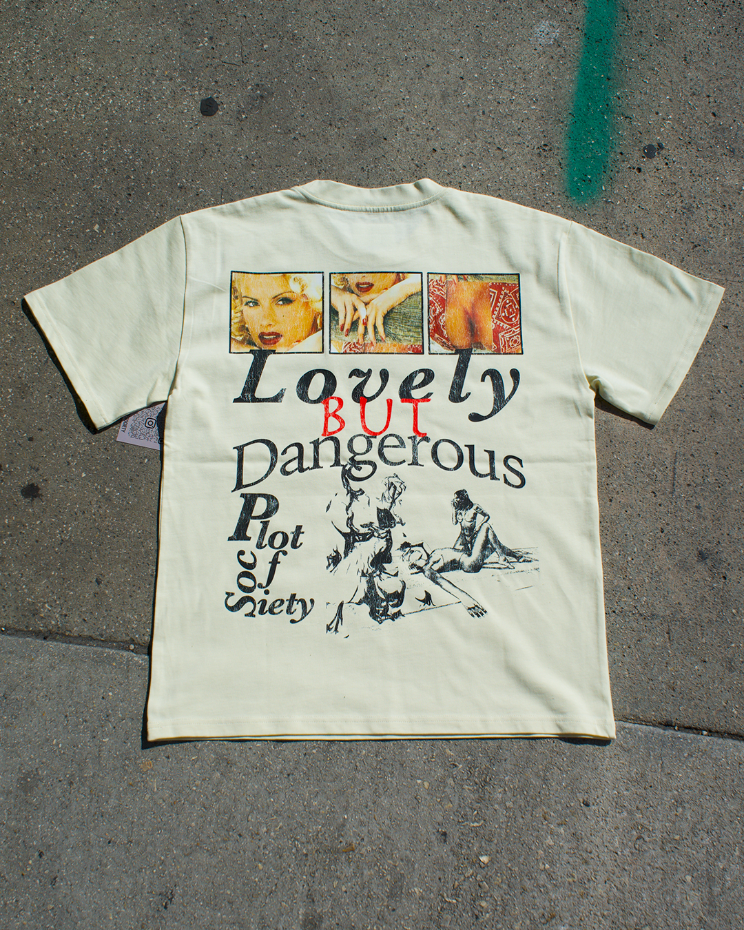 Lovely But Dangerous Oversized Tee