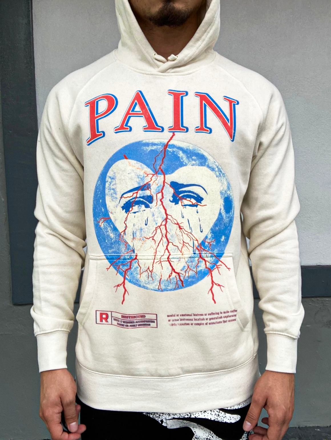 Pain Vintage Hoodie