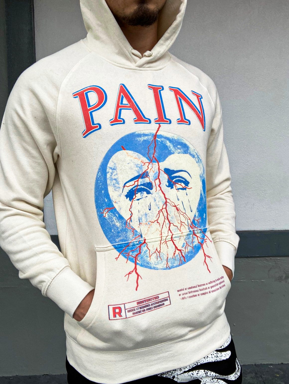 Pain Vintage Hoodie