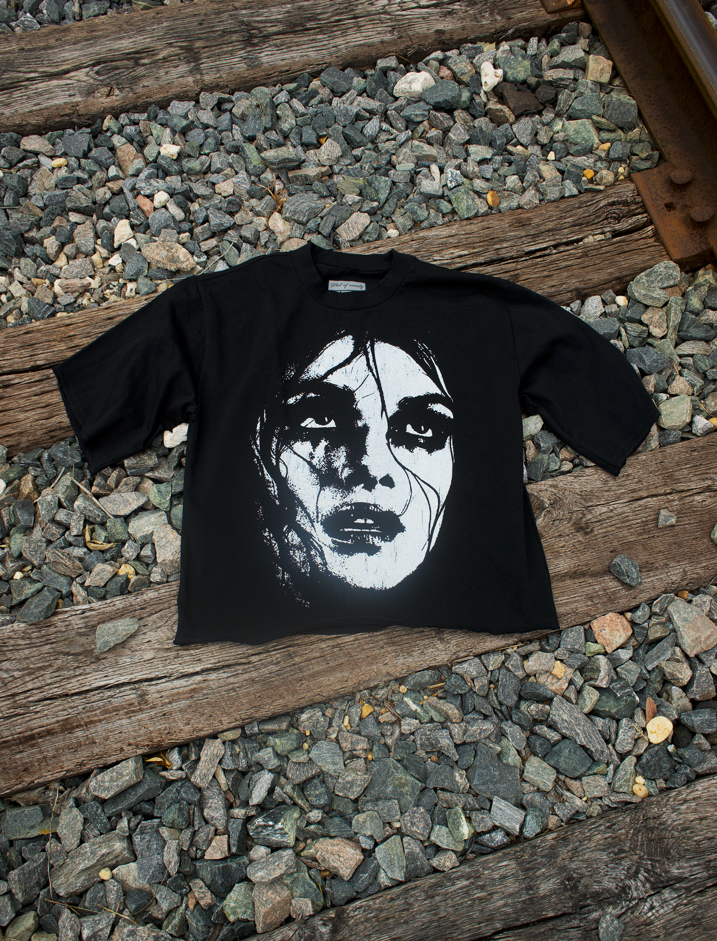 Stages Of Emotion Crop Tee