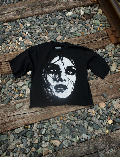 Stages Of Emotion Crop Tee