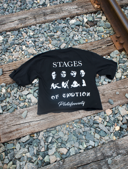 Stages Of Emotion Crop Tee