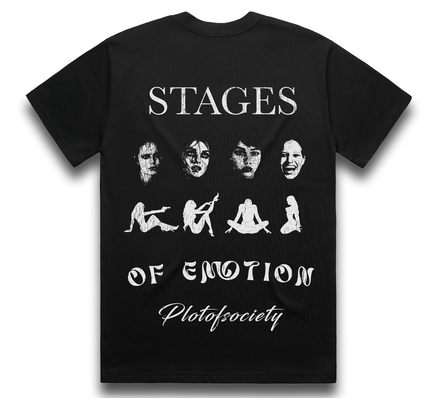 Stages Of Emotion Oversized Tee