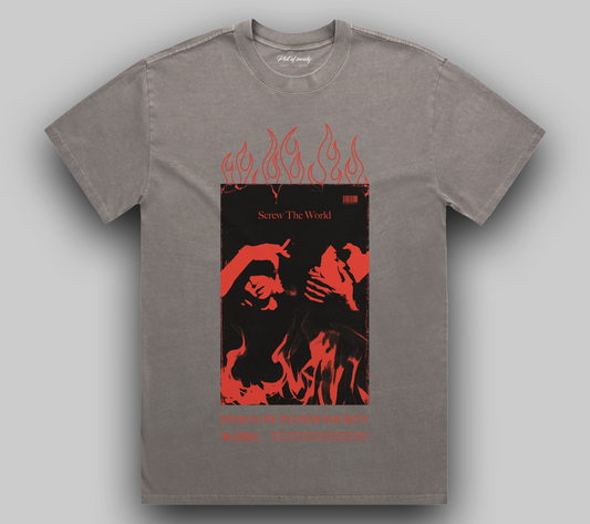 Screw The World Oversized Tee