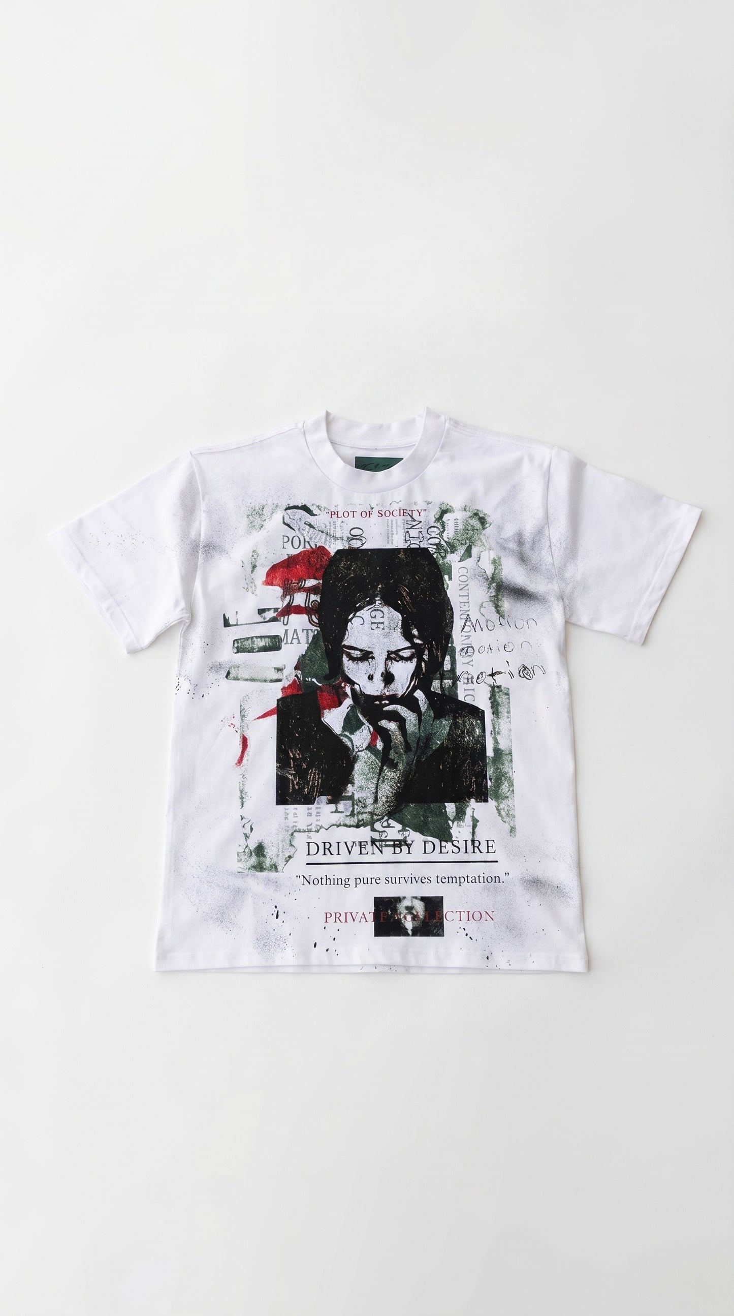 Driven By Desire Tee – White