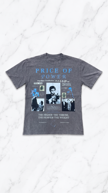 Price Of Power Tee - (Grey)