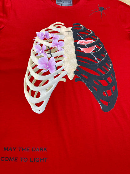 May The Dark Come To Light Tee (Red)