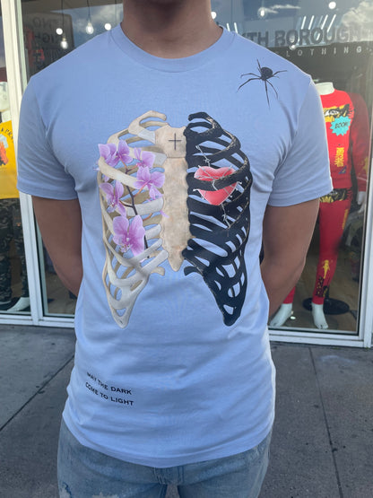 May The Dark Come To Light Tee (Powder)