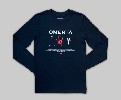 Omerta Long sleeve Tee (Black)