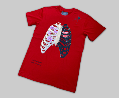 May The Dark Come To Light Tee (Red)