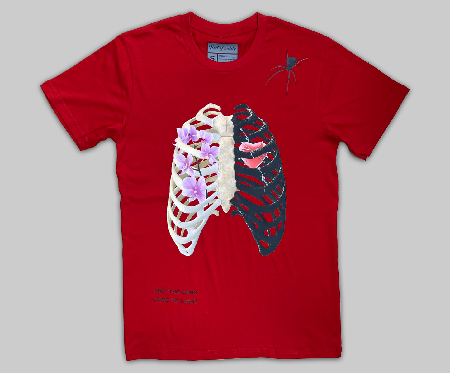 May The Dark Come To Light Tee (Red)